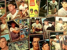 1962 Topps (STARS/COMMONS, GOOD/EX+, #1 - #596) NEW LISTING 422