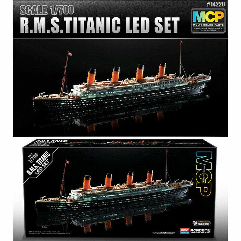 Academy 1/700 R.M.S TITANIC Led Set MCP (Multi Color Kit) Model Kit 14220 - Bild 4 von 4