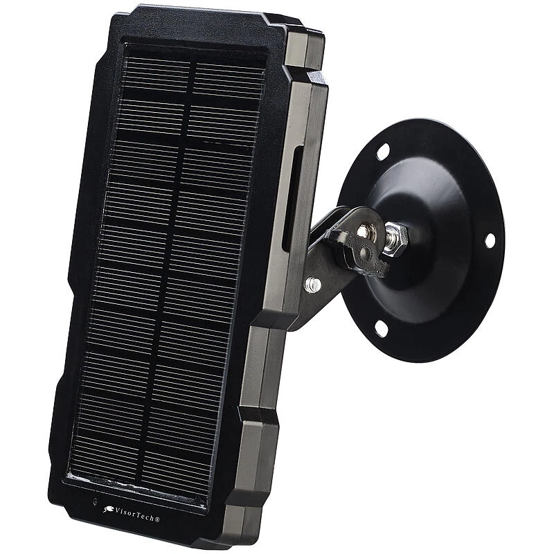 VisorTech Akku-Solarpanel für Wild- und Outdoor-Kameras, 6 & 12 Volt, 5.000 mAh - Bild 2 von 4