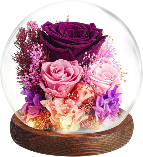 Real Roses Forever Flowers Mothers Day Gifts for Mom - Preserved Flowers for Del - Picture 12 of 12