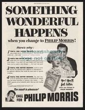 1952 LUCILLE BALL Desi Arnaz I LOVE LUCY Philip Morris Original Photo AD