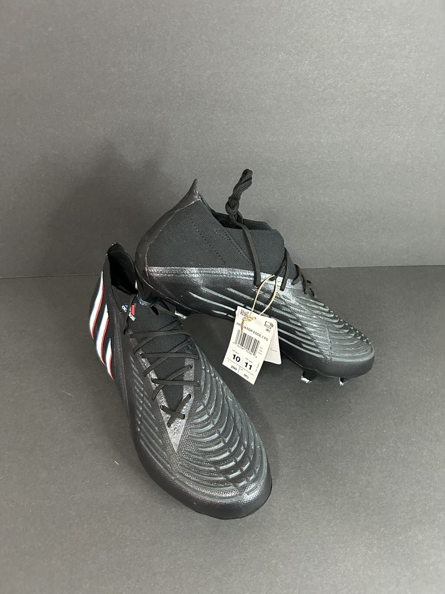 Adidas Predator Edge.1 Firm Ground Black Soccer Cleats Mens Size 10 W 11 H02935 H02935_HM1.jpg main image 4