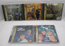 SEGA SATURN Mobile Suit Gundam, Guillen no Yabou, Z Gundam 5items Japan SS