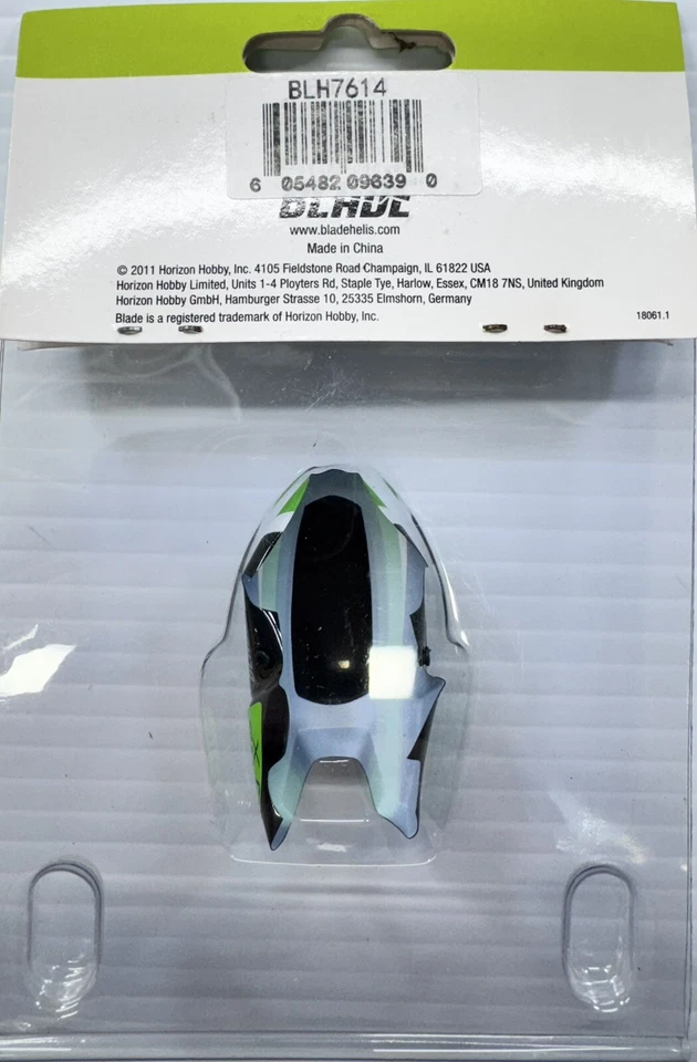 Blade Canopy for nQX #BLH7614 Color: Green Replacement Heli Parts NIB - Image 3 of 4