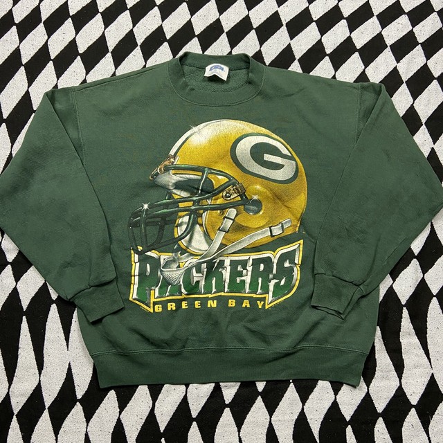 Vintage 90s NFL Green Bay Packers CSA Crewneck Pullover Sweatshirt USA