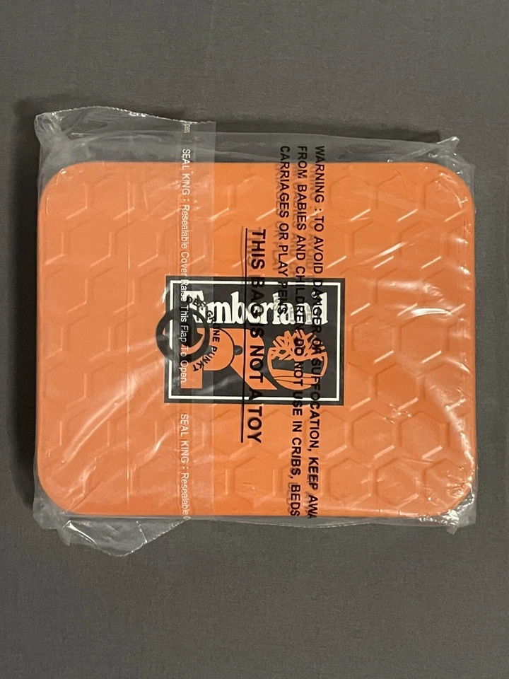 Nuevo Timberland Pro Cuero Genuino Lona Pasaporte Billetera Negro Protección RFID Foto 3 de 3