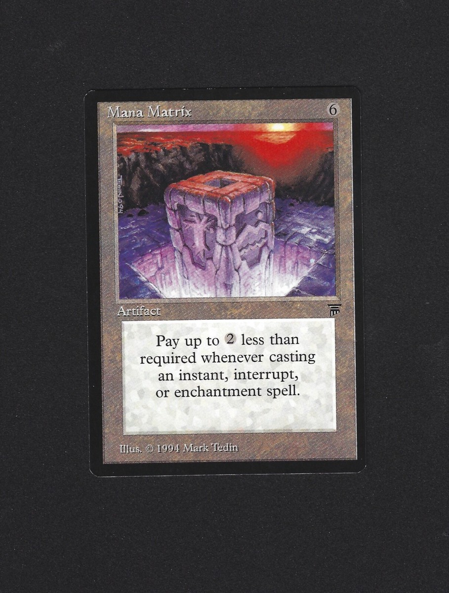マジック：ザ・ギャザリング MTG mana matrix MAGIC THE GATHERING MTG LEGENDS MANA MATRIX | eBay