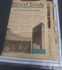 Current Events October 9-13 1950 newspaper vol L no 5 pages 33-40