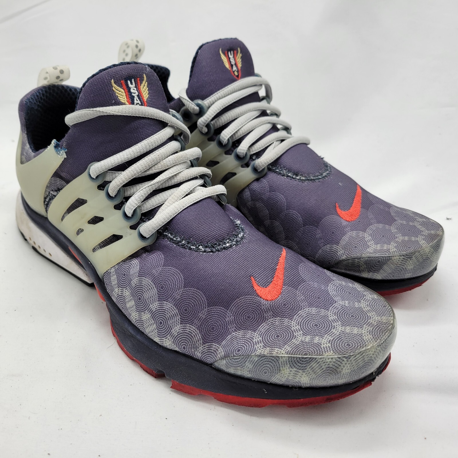 Nike Air Presto USA - CJ1229 400 - Dark Obsidian / Comet Red - Size: M  194497801520 | eBay