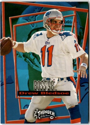 1998 SkyBox Thunder #2B Drew Bledsoe Patriots Boss