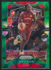Jackie Young 2020 Panini Prizm WNBA Green Ice #76