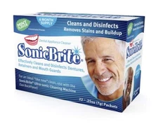 SonicBrite: Cleaning Powder for Dentures, Retainers, Night Guards, and more