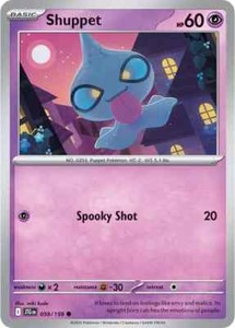 Shuppet Common 059/159 Pokemon Scarlet Violet Journey Together