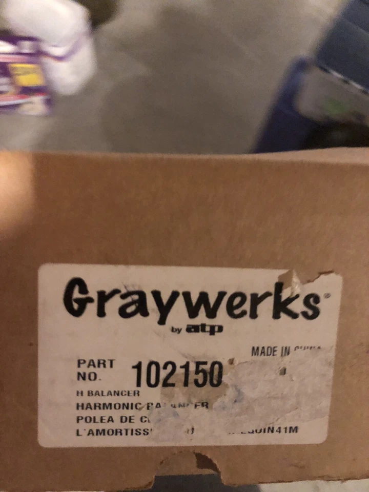 Equilibrador armónico motor ATP Automotive Graywerks 102150 Foto 3 de 3