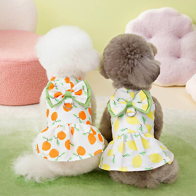 Dog Cat Pet Dress Chihuahua Clothes Princess Dresses Flower Dress