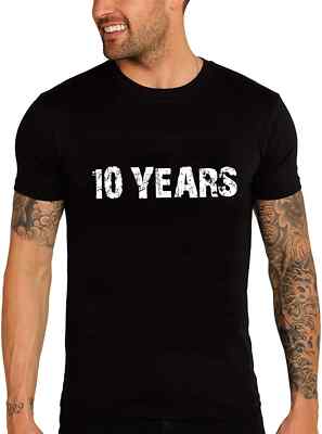 ULTRABASIC Herren T-Shirt 10 Jahre 10 Years T-Shirt Vintage