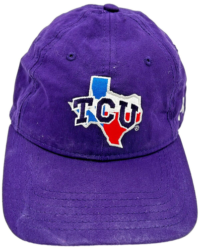 under armour TCU Horned Frogs Hat Texas Flag Cap Purple OSFA