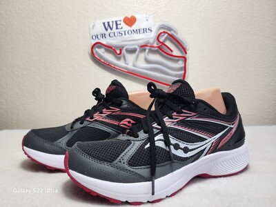 SAUCONY Women's Cohesion Gray Mesh Running Shoes Size 10.5
