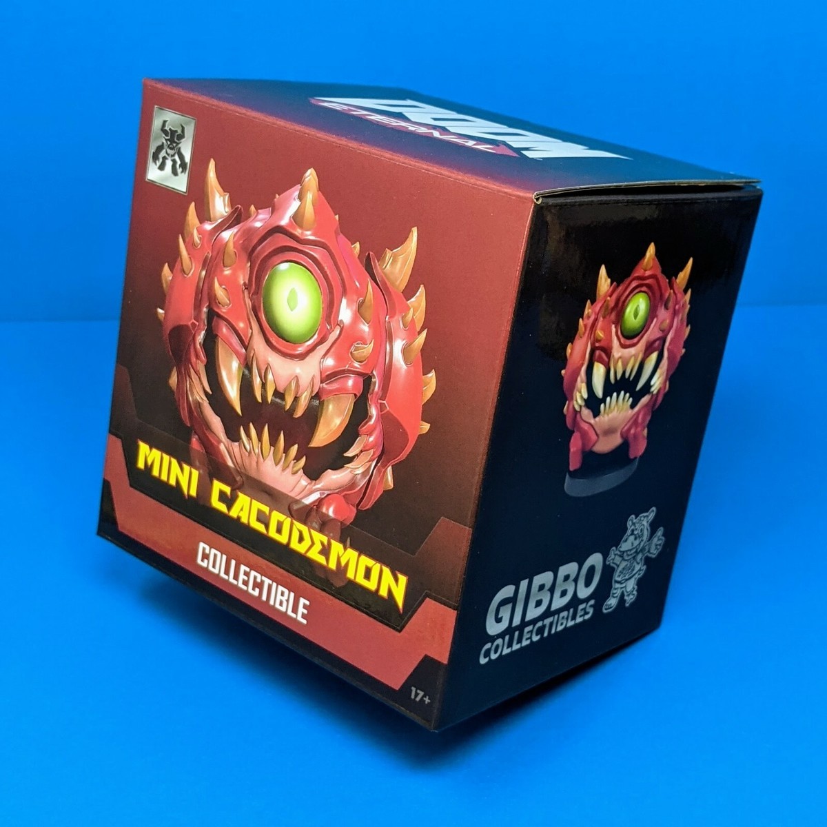 Doom Eternal Cacodemon Mini Figure + Sticker Official Demon