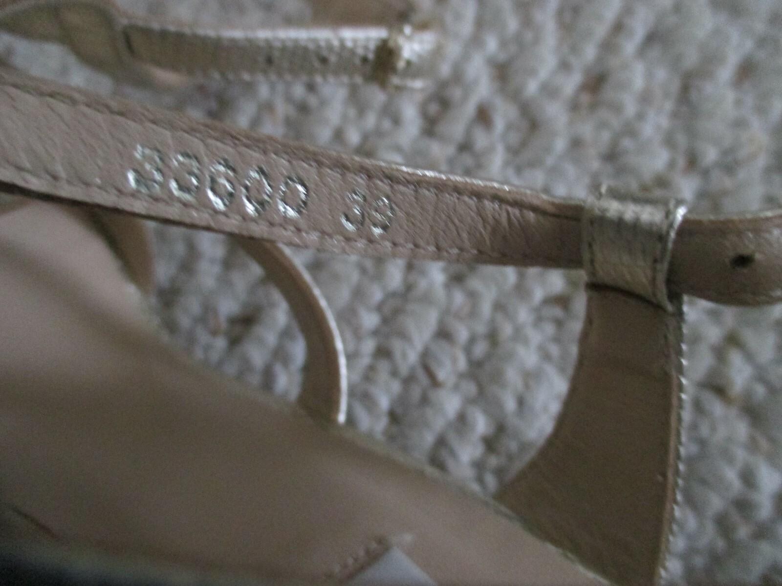 L.K. Bennett Angie Gladiator Strappy Heels Size 39  Light Gold image 9