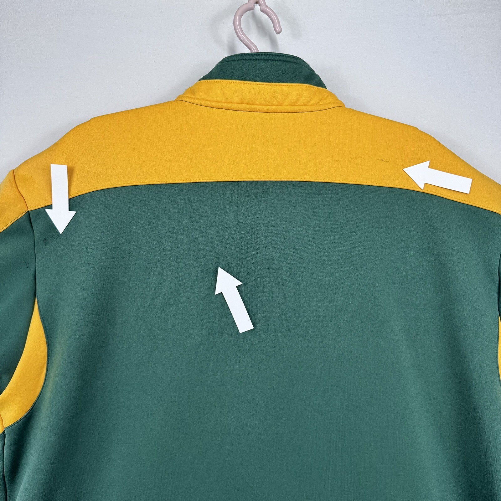 NFL Green Bay Packers Team Mens XL Issued Reebok Soft Shell Fleece Jacket thumbnail 22
