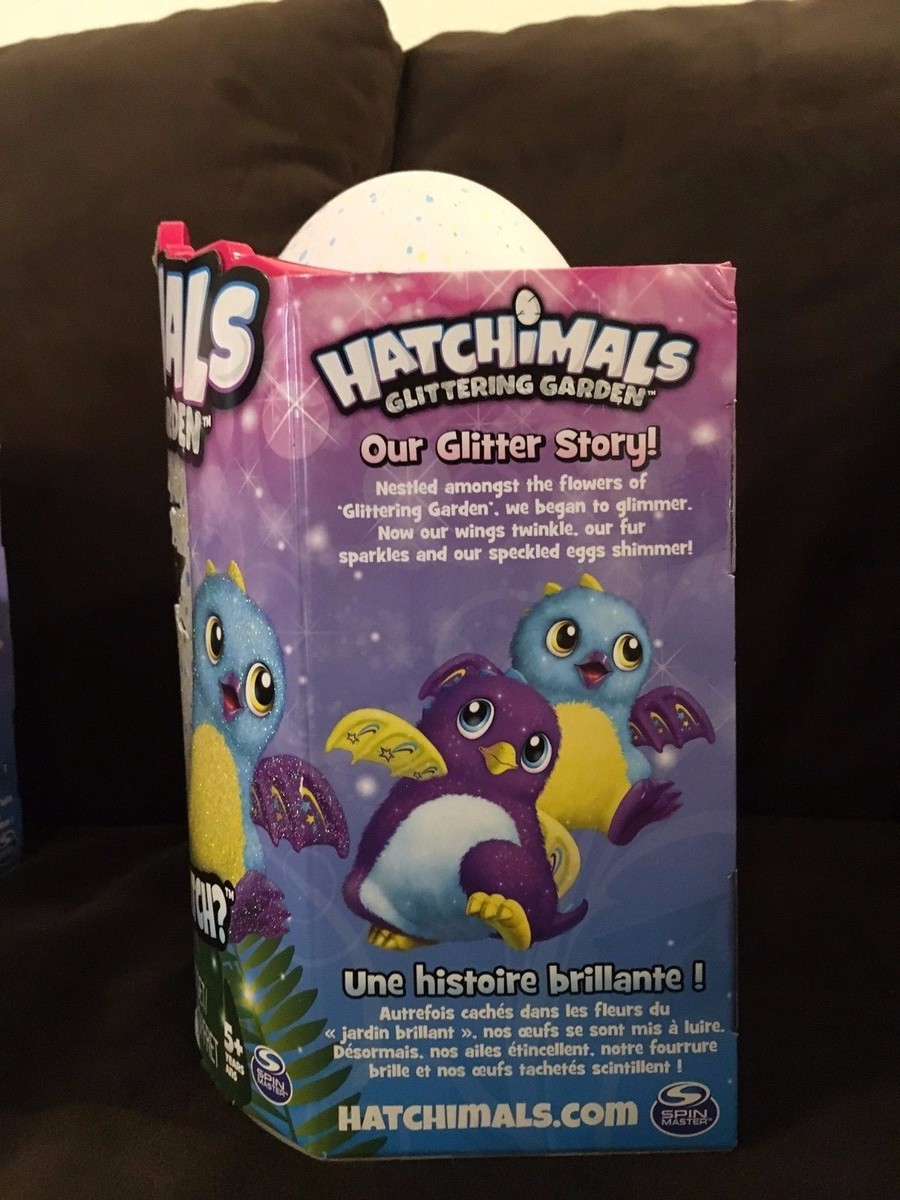 New Hatchimals blue Glittering Garden Shimmering Draggles EGG HUNT