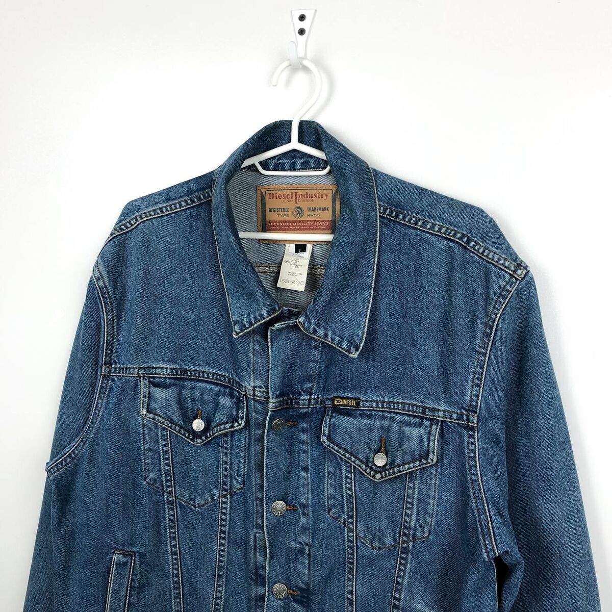 Vintage Diesel Industry denim division jacket mens L | eBay Vintage Diesel Industry denim division jacket mens L | eBay