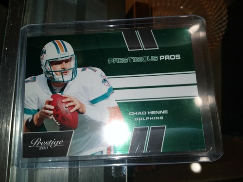 2011 Panini Prestige Prestigious Pros Green /250 Chad Henne #11 Miami dolphins - 第 1/2 張圖片