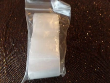 100 2x2 mil Clear Poly Re-closable Resealable Zip Lock Jewelry Bead Storage Bags