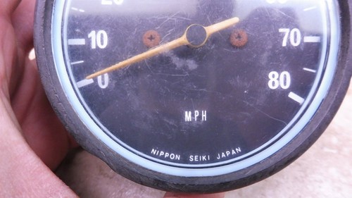 1975 Kawasaki KE100 Dual Sport Speedometer Speedo Gauge Dial PL197-G3+ - Picture 4 of 10