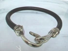 925 Sterling Silver & Leather Bracelets, Various Lengths