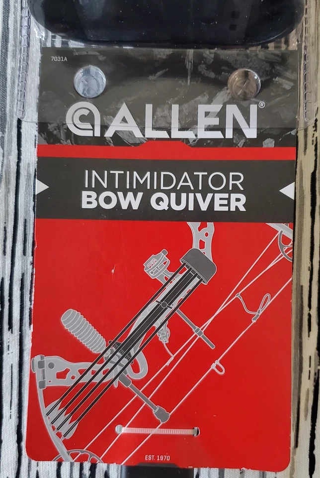 Aljaba Allen Intimidator Bow 7031A tiene capacidad para 4 flechas de carbono aluminio o fibra de vidrio Foto 3 de 4