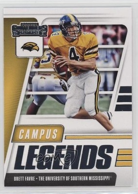 2021 Panini Contenders Draft Picks Campus Legends Brett Favre #6 HOF fm0