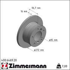 2x Zimmermann 400.6469.20 Bremsscheibe für MERCEDES BENZ VW PUCH G KLASSE W461 2x Zimmermann 400.6469.20 Bremsscheibe für MERCEDES BENZ VW PUCH G KLASSE W461