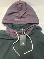 Converse Women's Hoodie Jacket Black  Purple Counter Climate Brand New W Tags