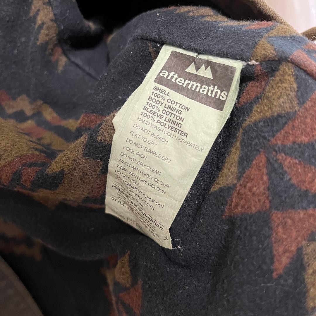 Aftermaths China Button Coverall Jacket Patchwork… - image 12