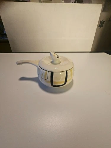 1 Red Wing Smart Set dinner ware MCM  very rare Marmite with cream lid