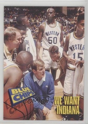 1994 SkyBox Blue Chips Shaquille O'Neal We Want Indiana #39 HOF 0ae9