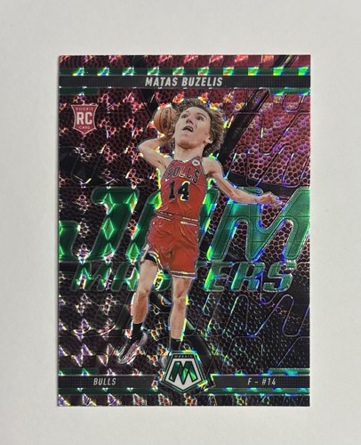 Matas Buzelis [Green] #17 2024 Panini Mosaic Jam Masters card