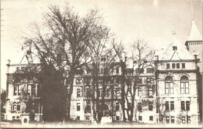 VINTAGE POSTCARD HOTEL DE VILLE - CITY HALL VAL D'OR QUEBEC CANADA (REPRO CARD)