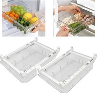 KüHlschrank Organizer 2 StüCk Ausziehbare Aufbewahrungsbox 30,5X20X9,5Cm
