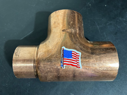 NIBCO COPPER TEE 3" x 2 1/2" x 3" PRESSURE SOLDER FITTING SWEAT *USA*
