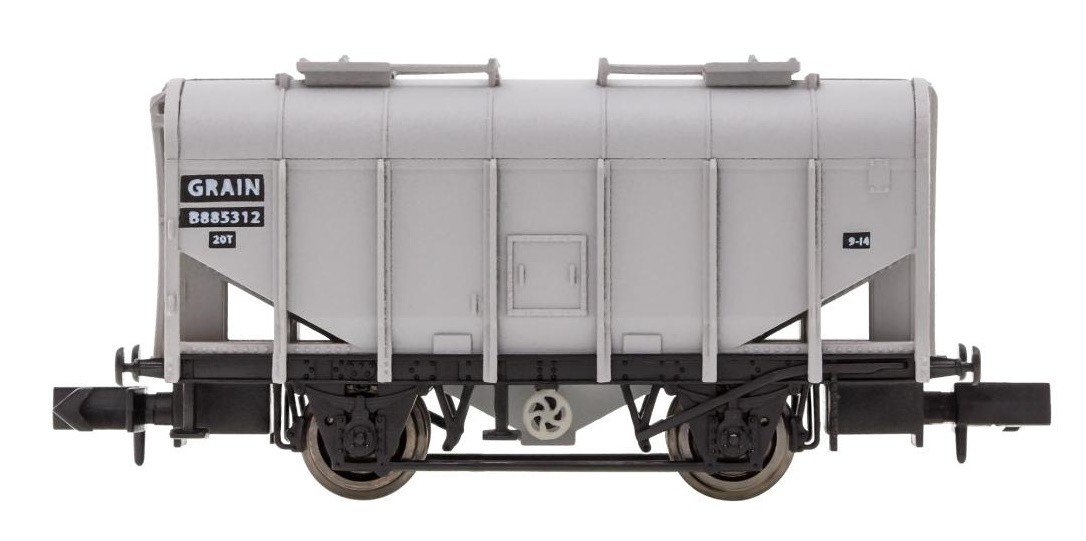 Dapol 2F-036-001 N Gauge BR Bulk Grain Hopper BR Grey B885312