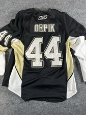 ORPIK #44 Pittsburgh Penguins Black Men's NHL Hockey Jersey Sz 54 Fight Strap