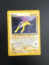 Pokemon TCG Raikou 22/64 Neo Revelation Rare Regular Unlimited Edition - HP 60 on eBay