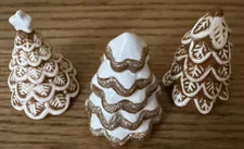 Target Bullseye’s Christmas MINI 3” Gingerbread Ceramic Tree Set of 3 2025