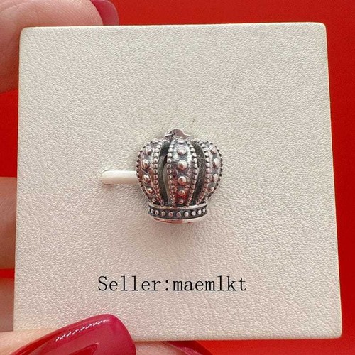 New 925 Sterling Silver Regal Crown Charm,Charm for bracelet