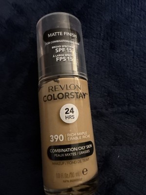 Revlon Colorstay 24Hr Longwear Makeup Foundation 390 Rich Maple Combination Oily
