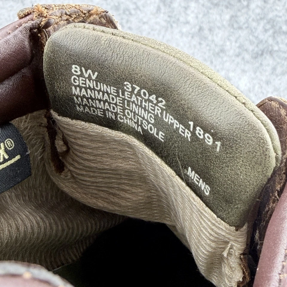 Botas masculinas de couro Timberland Gore-Tex impermeáveis Heritage Chukka tamanho 8W marrom - Imagem 2 de 4