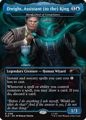 Magic the Gathering MTG Secret Lair x The Office: Dwight's Destiny